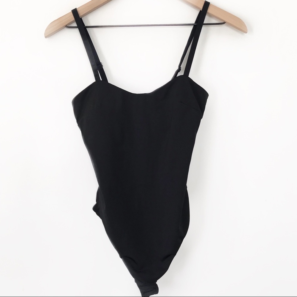 Windsor Black lined body suit size small
